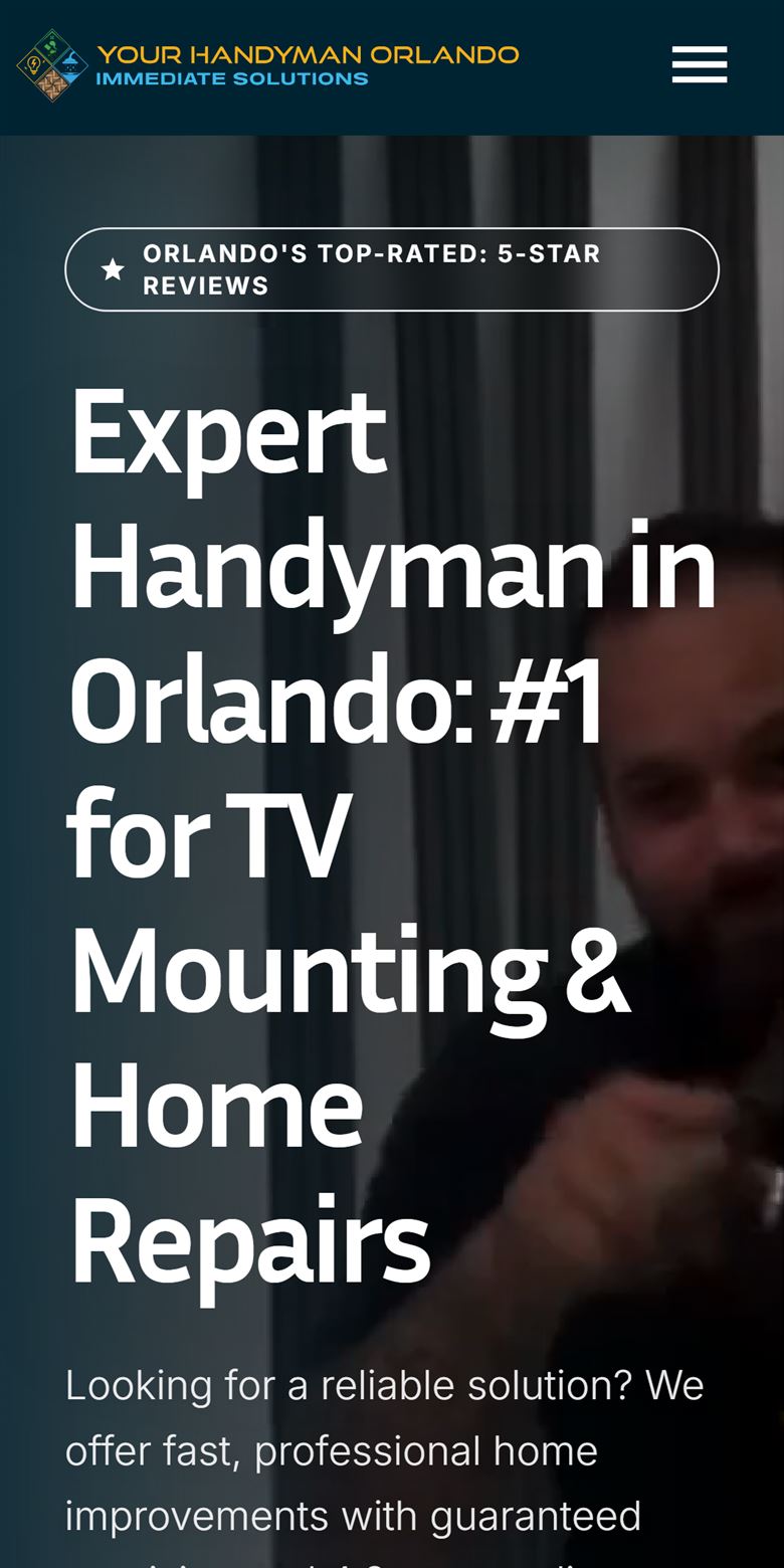 Sitio web de Your Handyman Orlando: reparaciones del hogar en Orlando, EE. UU.